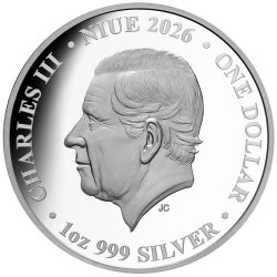 1 Unze oz Silber Jupiter from Callisto Niue Box 2026