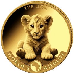 0,5 g Gramm  Gold  World  Life Lion Löwe 2025 PP