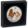 1 Kg Silber Pferd Lunar III 2026 farbig Privy 1 g Gold