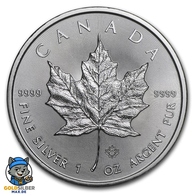 1 Unze Silber Maple Leaf 2019