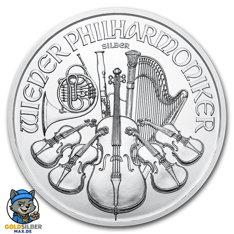 1 Unze Silber Wiener Philharmoniker 2019