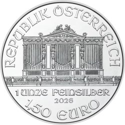 1 Unze Silber Wiener Philharmoniker 2026
