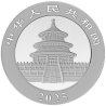 China Panda 2025  30 gr Gramm Silber Silbermünze Farbig