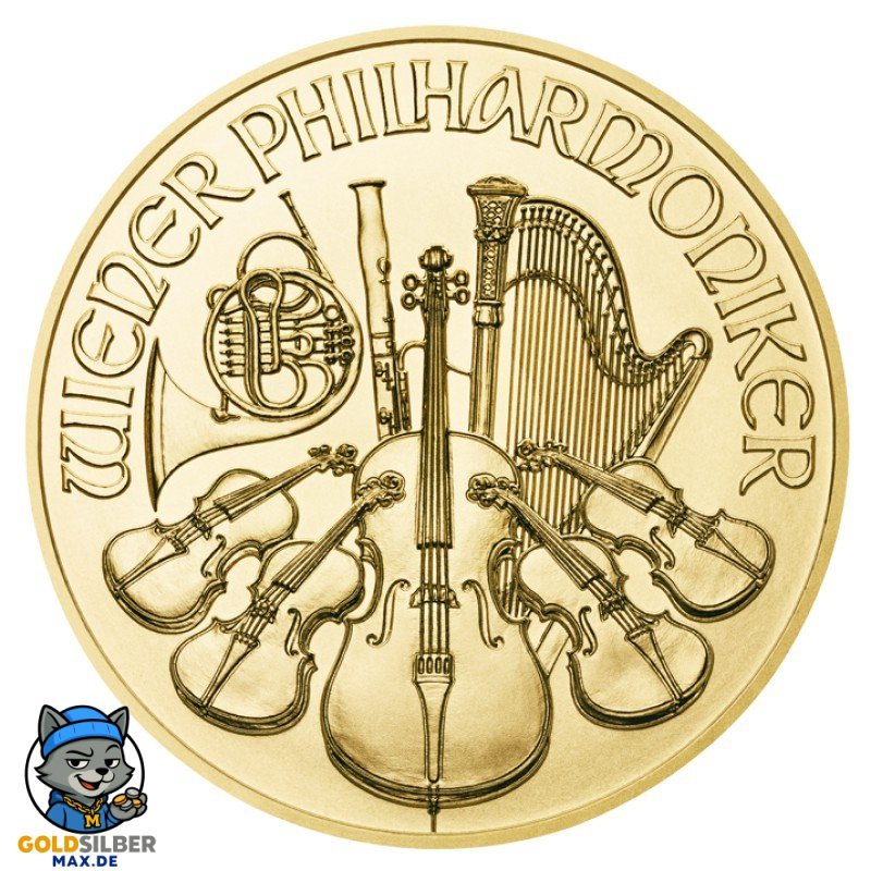 1/2 oz  Wiener Philharmoniker Gold 2015