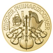 1/2 oz  Wiener Philharmoniker Gold 2015