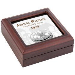 1 Unze Silber Silbermünze Somalia Elefant 2025 High Relief