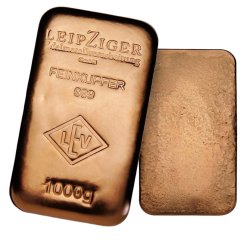 1 kg Kupferbarren LEV