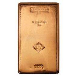 5 kg Kupfer Kupferbarren LEV