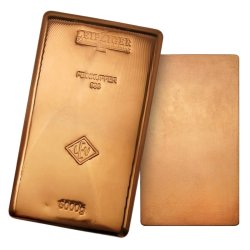 5 kg Kupfer Kupferbarren LEV