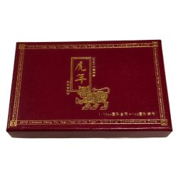 Rarität 1 Unze Silber + 1/10 Gold Tiger China 2010