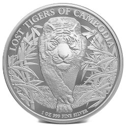 1 Unze Silber Lost Tiger of Cambodia 2026 BU