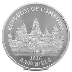 1 Unze Silber Lost Tiger of Cambodia 2026 BU