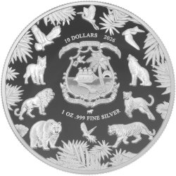 1 Unze Silber Wild Essence – Sumatra Wolf 2026 PP – Liberia