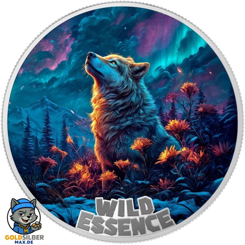 1 Unze Silber Wild Essence – Sumatra Wolf 2026 PP – Liberia