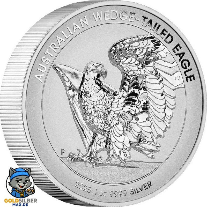1 Unze Silbermünze Wedge-Tailed Eagle High Relief 2025