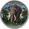 1 Unze Silber Cambodia elefant 2023 farbig