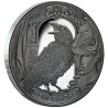 1 Unzen Silber Edgar Allan Poe - "Der Rabe" - 2025 - Black Proof