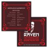 1 Unzen Silber Edgar Allan Poe - "Der Rabe" - 2025 - Black Proof
