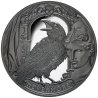 1 Unzen Silber Edgar Allan Poe - "Der Rabe" - 2025 - Black Proof