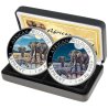 2 x1 oz Silber Somalia Elefant 2026 Tag Nacht Set