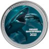 1 Unze Silber Prehistoric Life II Megalodon - Farbig