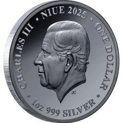 1 Unze Silber - Australien bei Nacht - Großer Tümmler 2025