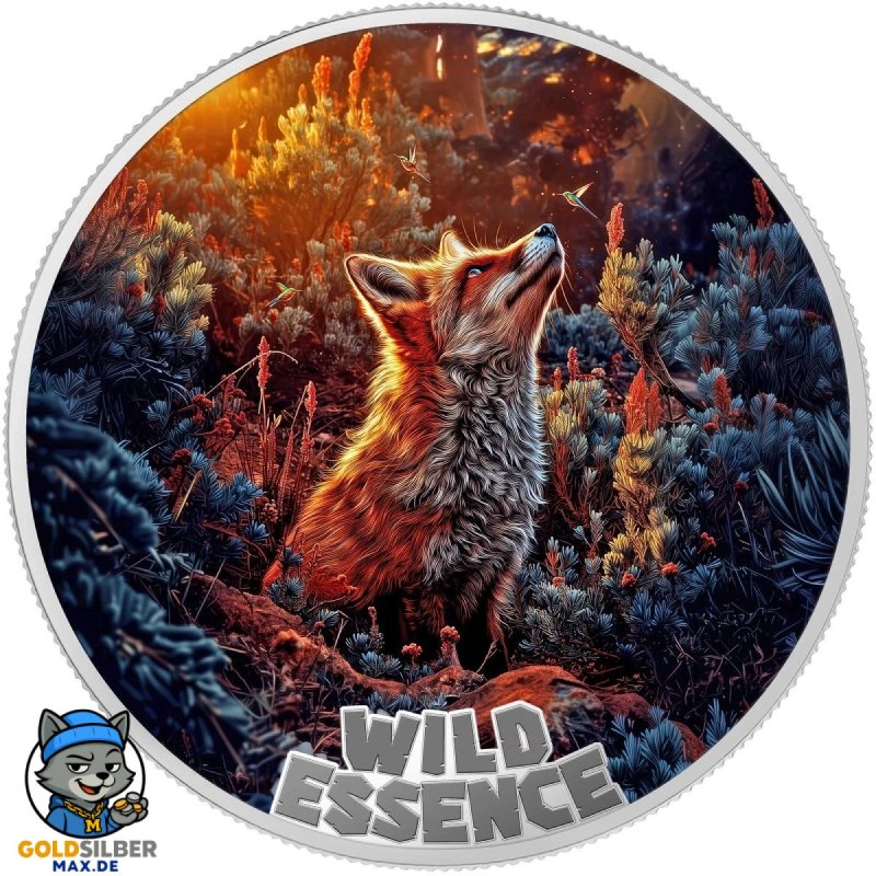 1 Unze Silber Wild Essence – Sumatra Fuchs 2026 PP – Liberia