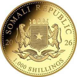 1 oz Unze Somalia Elefant Gold 2026