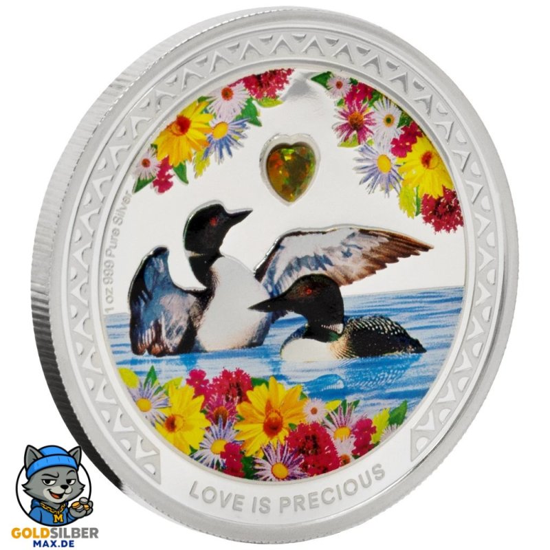 1 Unze Silber Liebe ist Wunderbar Eistaucher 2026