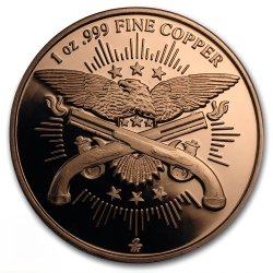 1 Unze Kupfer Panda round