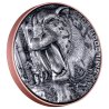 Double Silver Giant Säbelzahntiger 2026 – 155 g Bi-Metall (Silber/Kupfer), Antique Finish
