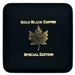 1 Unze Silber Maple Leaf 2025 – Gold Black Empire