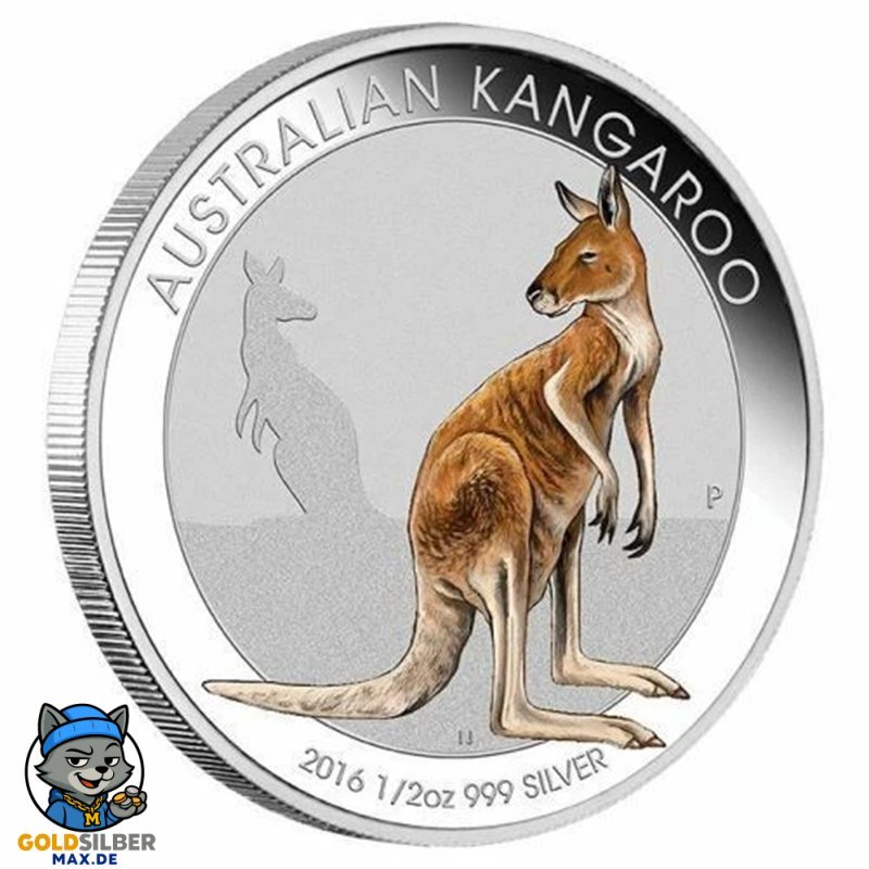 1/2 Unze Silber Australischer Känguru 2016 – Melbourne ANDA Money Expo Special