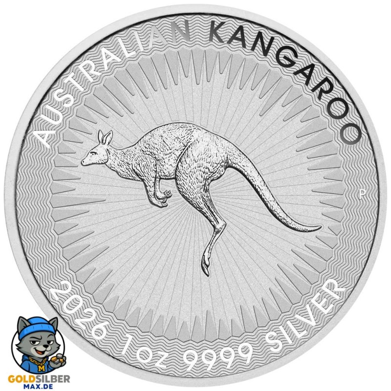 1 Unze Silber Australischer Känguru diverse Jahrgänge