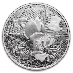 1 Unze Silber Scrooge McDuck Dagobert Duck Disney 2025
