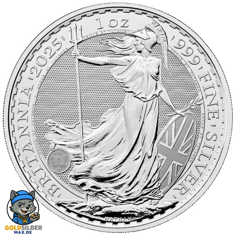 1 Unze Silber Britannia UK 2025