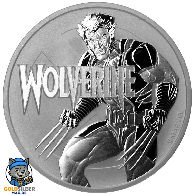 1 Unze Silber Marvel Wolverine 2021