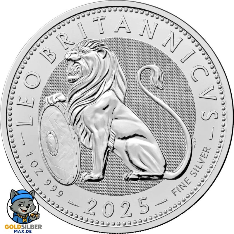 1 Unze Silber Britannia Lion UK 2025