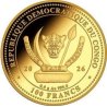 0,5 g Gold Kongo 100 Francs 2026 Geb. Marilyn Monroe 999.9 PP