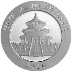 China Panda 2026 Set Tag und Nacht 2x 30 gr Gramm Silber Silbermünze Farbig