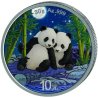 China Panda 2026 Set Tag und Nacht 2x 30 gr Gramm Silber Silbermünze Farbig