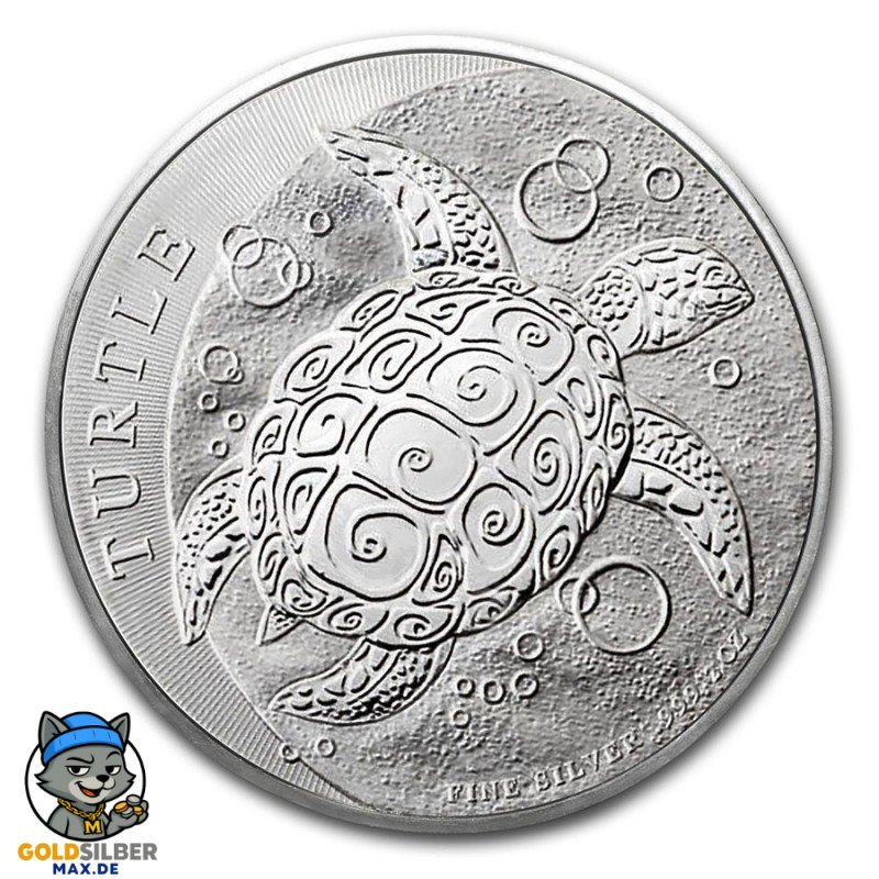 2 Unzen Niue Fiji Taku Turtle  2016