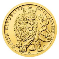 1/25 oz Gold 5 $ Dollar Czech Lion - Tschechischer Löwe Niue Island 2026