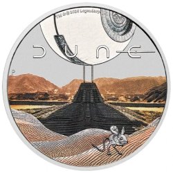 1 Unze Silber Tuvalu 1 $ 2026 Dune  Color Perth Mint BU