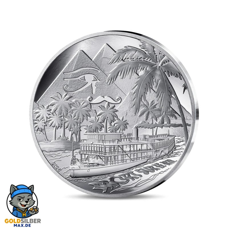10 Euro Silber Tod auf dem Nil Agatha Christie 2026 PP Box