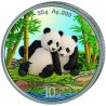 China Panda 2026  30 gr Gramm Silber Silbermünze Farbig