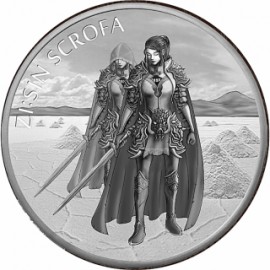 1 oz Unze  Silber Südkorea South Korea Scrofa  2019 1 Clay