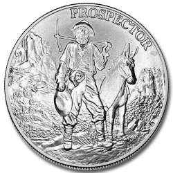 1 Unze Silber Round Provident Prospector  Goldgräber USA